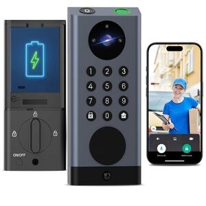 Smart Door Lock with Keypad and App Control 024